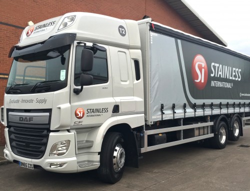 A new vehicle added to the Stainless International fleet….